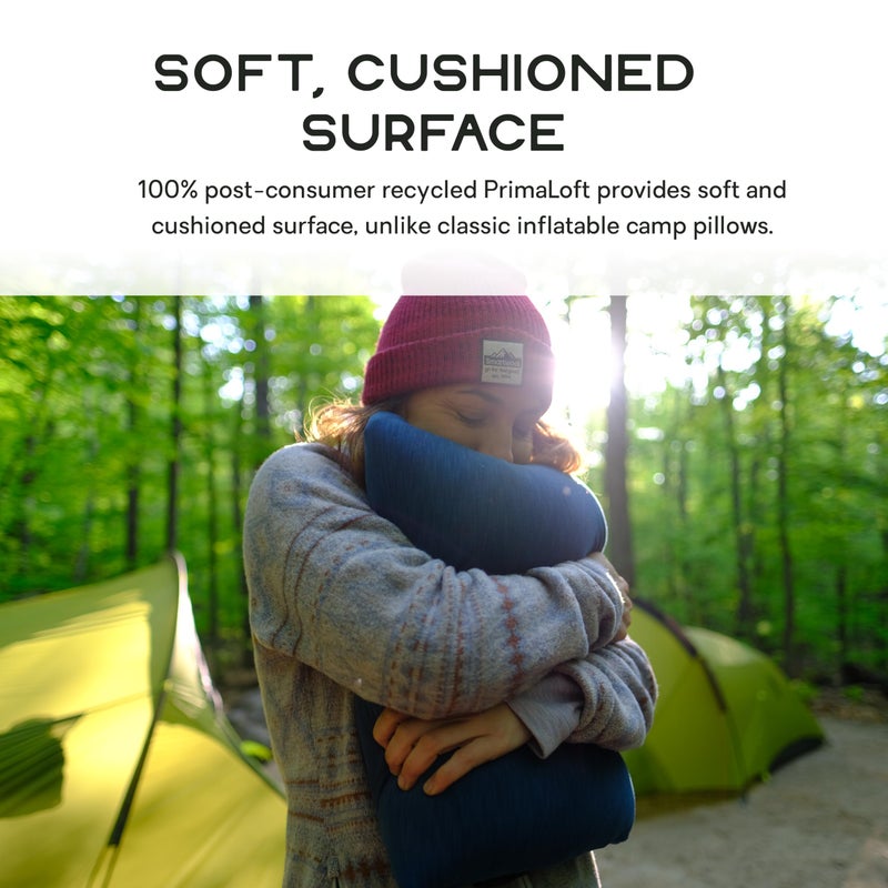 Nemo Equipment Fillo Elite Ultralight Backpacking & Camping Pillow - One Size - Mango/Citron - Image 3