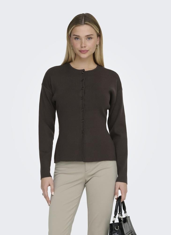 ONLY Onllucy Long Sleeve Knitted Cardigan - Image 4