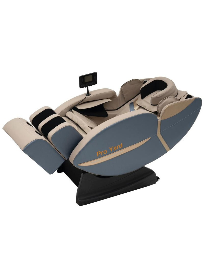 Pro Yard relaxation massage chair 3D beige color - Image 2