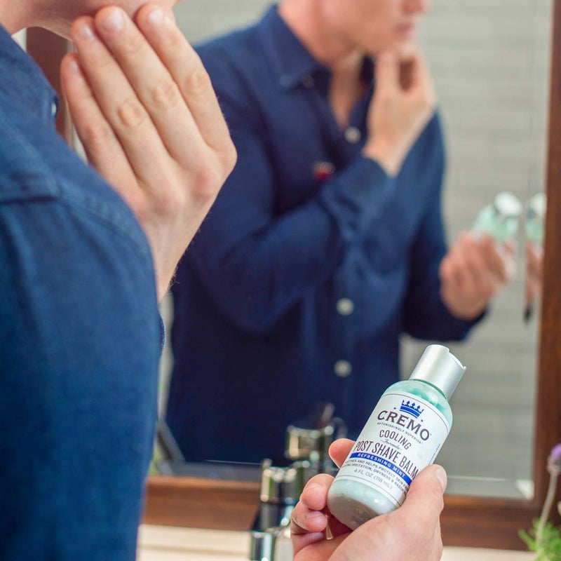 Cremo Cooling Formula Post Shave Balm, Soothes, Cools And Protects Skin From Shaving Irritation, Dryness and Razor Burn, 4 Oz - Image 4