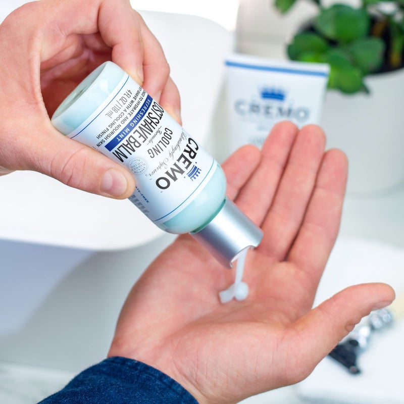 Cremo Cooling Formula Post Shave Balm, Soothes, Cools And Protects Skin From Shaving Irritation, Dryness and Razor Burn, 4 Oz - Image 3