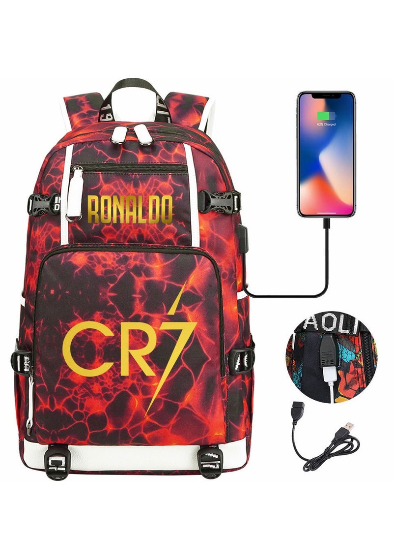 CR7 New Printed Backpack