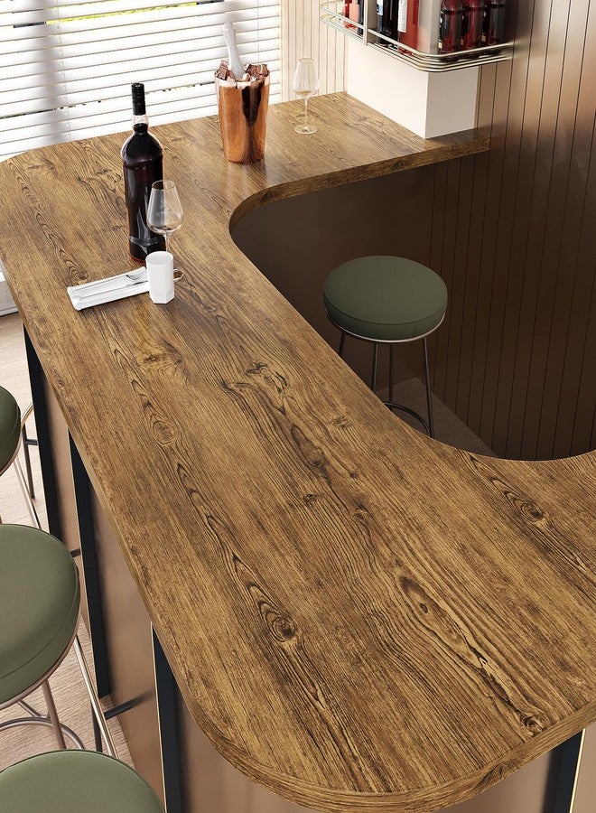 WESTICK Walnut Wood Grain Contact Paper for Kitchen Countertops Waterproof Brown Wood Peel and Stick Wallpaper Self Adhesive Removable Light Wooden Vinyl Wrap for Cabinets Drawers Tables 17.7"x120" - Image 5