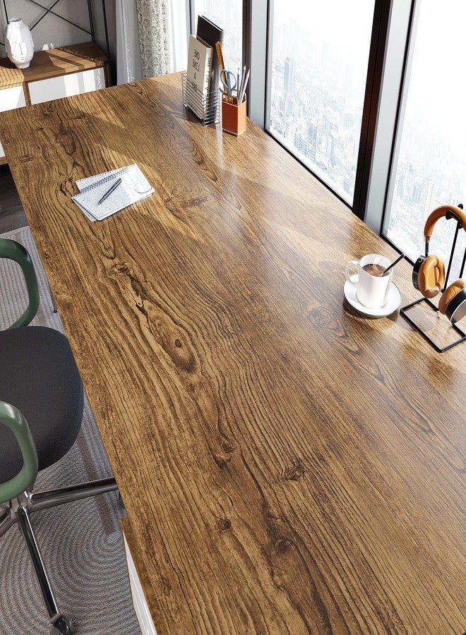 WESTICK Walnut Wood Grain Contact Paper for Kitchen Countertops Waterproof Brown Wood Peel and Stick Wallpaper Self Adhesive Removable Light Wooden Vinyl Wrap for Cabinets Drawers Tables 17.7"x120" - Image 3