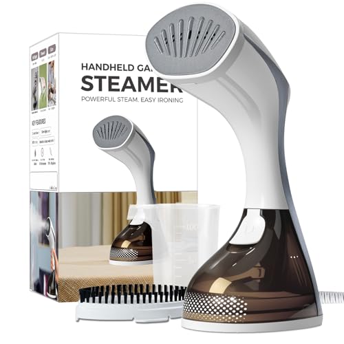 Mafilise Steamer for Clothes, 20S Heat Up, 1500W & 3 Steam Settings, Ceramic Soleplate with 13-Vent, 2-in-1 Clothing Iron Wrinkle Removal for All Fabrics, Portable & Travel-Ready - Image 1
