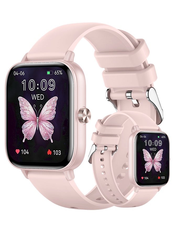 RollsTimi  - Men/Women Bluetooth Smartwatch, 1.83-Inch High Definition Large Screen Full Screen Touch, Ultra Thin Body, 100+ Sports Modes, Wireless Answering/Making Calls, Multi Dimensional Health Monitoring, Smart Bracelet RT i128 - Image 1