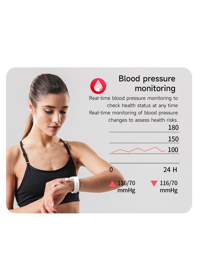 RollsTimi  - Men/Women Bluetooth Smartwatch, 1.83-Inch High Definition Large Screen Full Screen Touch, Ultra Thin Body, 100+ Sports Modes, Wireless Answering/Making Calls, Multi Dimensional Health Monitoring, Smart Bracelet RT i128 - Image 1