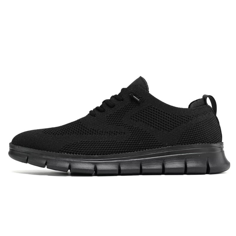 Kvovzo Men's Casual Dress Shoes Fashion Walking Sneakers Mesh Business Oxfords Work Lightweight Soft Sole - Image 2