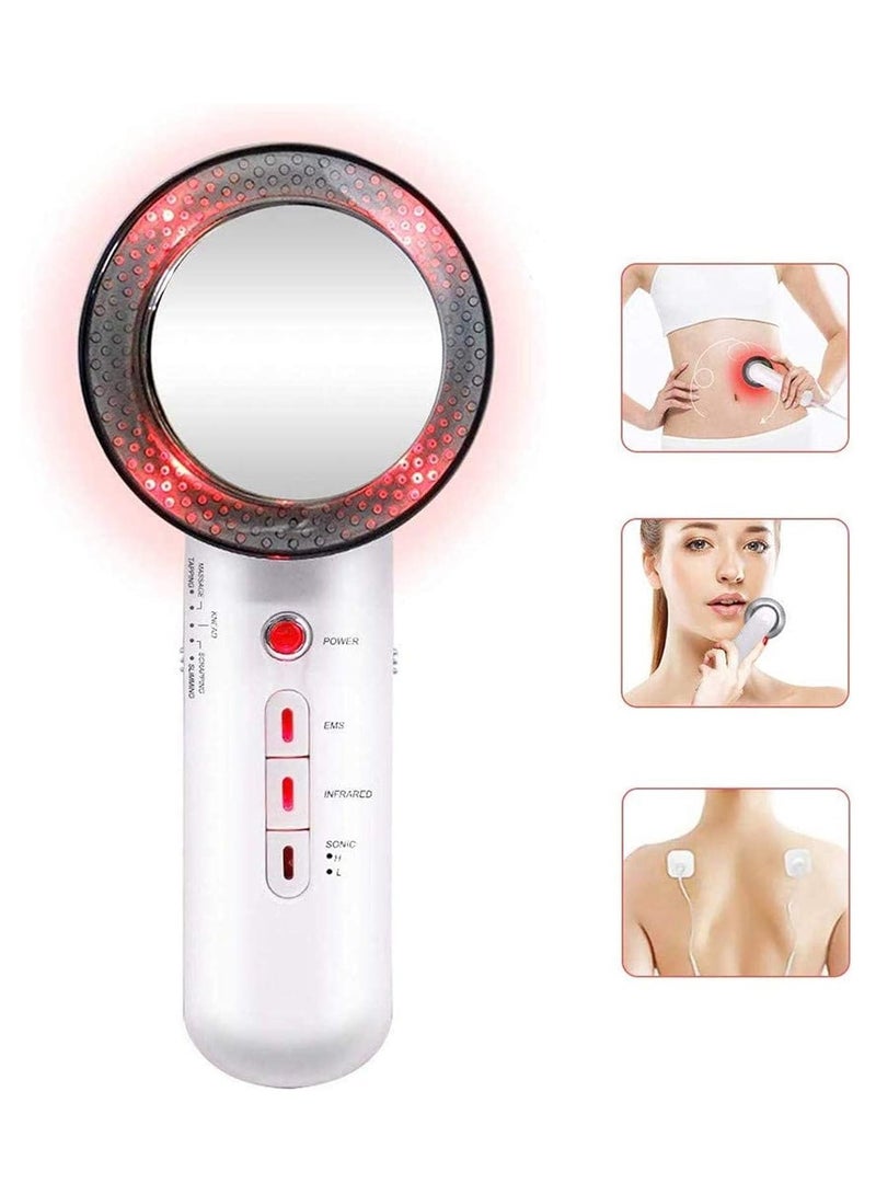 عام آلة تجميل الوجه بالليبوليز والتخسيس المنزلية ذات التدليك بالأشعة تحت الحمراء 3 في 1 لشد الجلد وفقدان الوزن للوجه أو الجسم. - Image 1