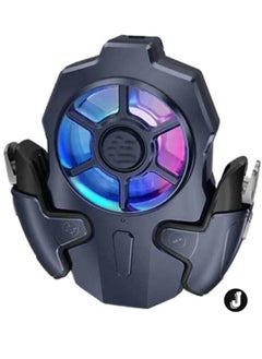 "AK03 Mobile Game Controller with Cooling Fan – Joystick Trigger for PUBG, iOS & Android Smartphones"