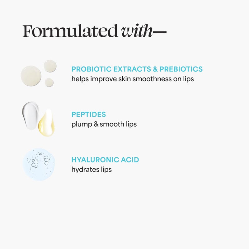 TULA Skin Care Rose Glow + Get It Lip Balm - Hydrating Peptide Lip Treatment with Hyaluronic Acid & Vitamin E, 0.28 oz., Rosy Tint - Image 4