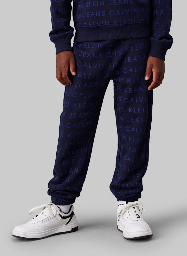 Calvin Klein Jeans Kids All Over Printed Joggers  - Image 1