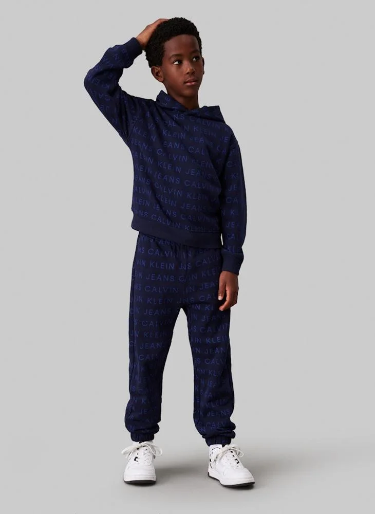 كالفن كلاين جينز Kids All Over Printed Joggers