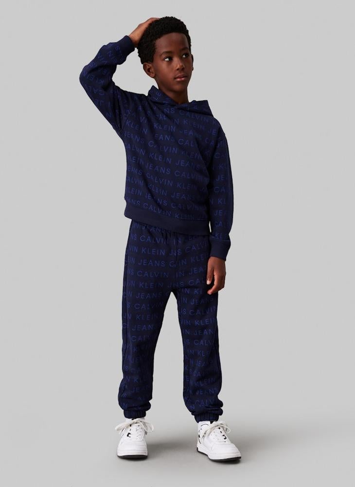 Calvin Klein Jeans Kids All Over Printed Joggers  - Image 4
