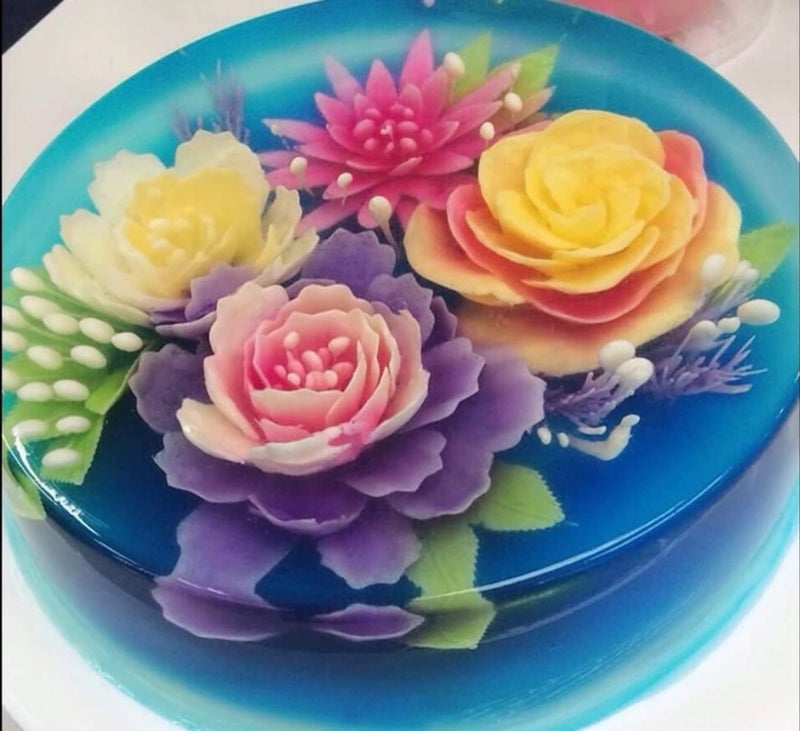 LEKORED 10 pcs 3D Gelatin Jelly Tools Pudding Nozzle 1 Syringe Tools 3D Jelly Flower Cake Jelly Gelatin Art Tool F - Image 5