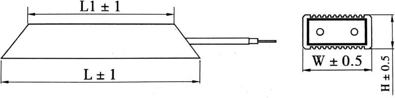 800W 28R Aluminum Housed Inverter Braking Resistor Small Size Motor Brake Resistor - Image 3