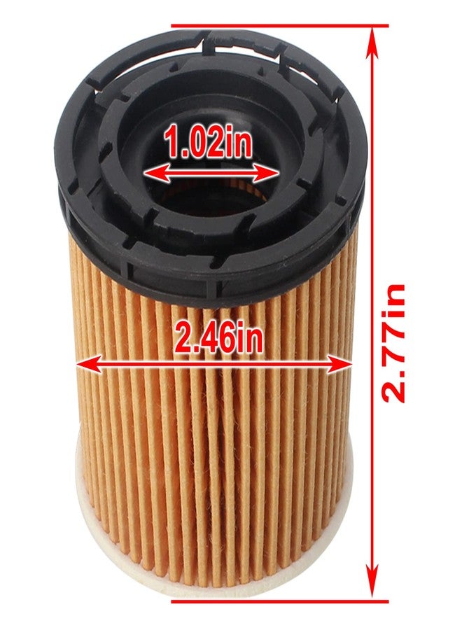 AUTOKAY 4pcs Engine Oil Filter with Seals Pack Fits for Hyundai 1.6L 2021-2025 Accent Sonata Venue Elantra Santa Fe, Compatible With Kia 1.6L 2021-2025 K5 Sorento Rio Re# 26350-2M000 - Image 3