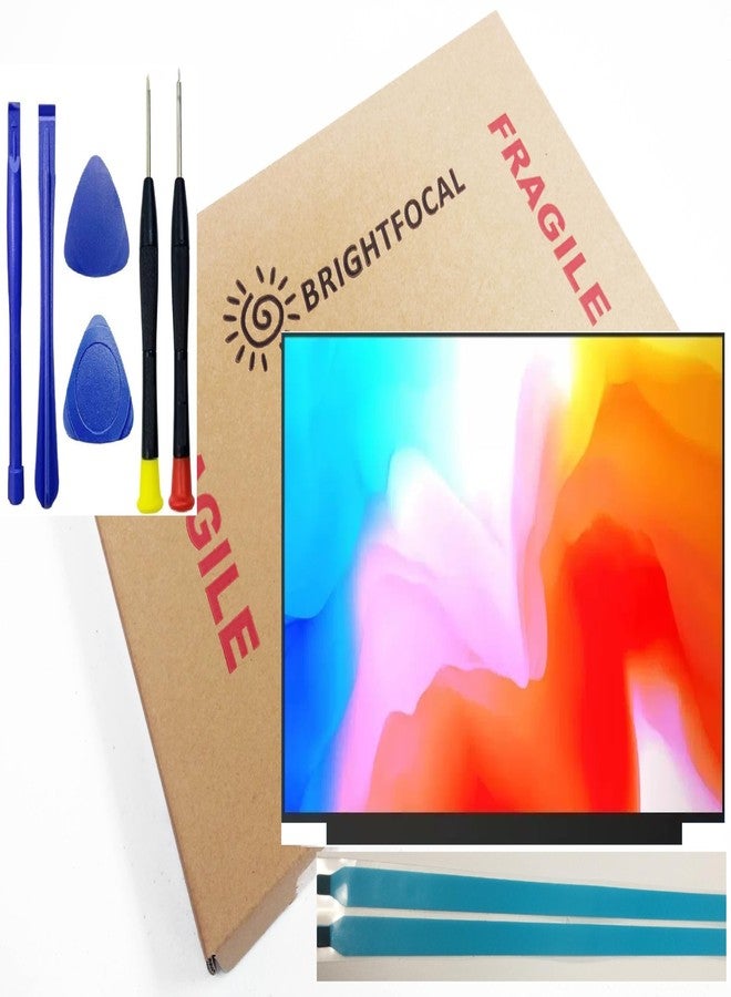 BRIGHTFOCAL New Screen Replacement for HP Chromebook 14 G6 G7 HD 30PIN Non-Touch 14.0 HD 1366x768 Matte Slim LED LCD Screen Display with Tape and Tool - Image 1