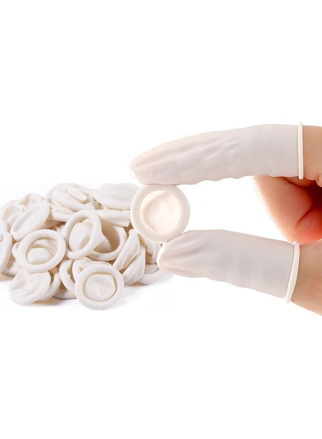 Poaker 20Pcs Disposable Finger Cots Anti Static Rubber Fingertips Protective, Medium Anti Finger Covers For Electronic Repair, Handmade And Industrial Purpose - Image 1