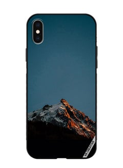 Protective Case Cover For Apple iPhone XS Max Mountain Design Multicolour