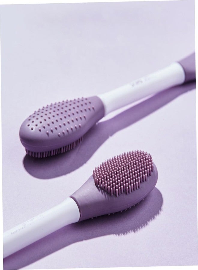 BLISSBORN Silicone Face Brush Double-End Face Mask Applicator for Exfoliation and Cleansing - (Pack of 1) Multicolour - Pack of 1 - Image 3