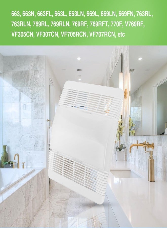 Sfneer 85315000 Bathroom Exhaust Fan Cover Ventilation Fan Grille Lens Fits for Broan-Nutone - Image 4