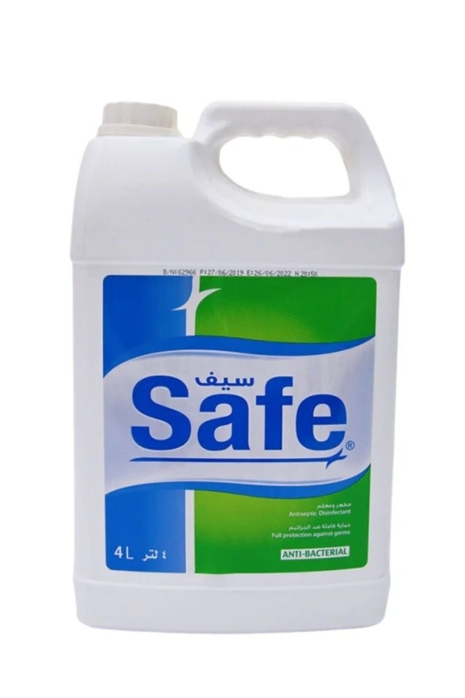 SAFE Antiseptic Disinfectant, Full Protection Against Germs, 4L - Image 1
