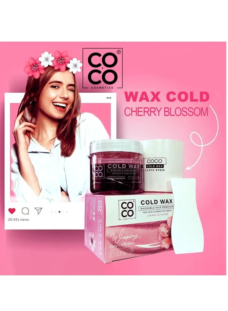 Coco Wax Cold Wax for Hair Removal: Effective Hair Removal from the Roots, Suitable for All Skin Types, 250g - Image 3