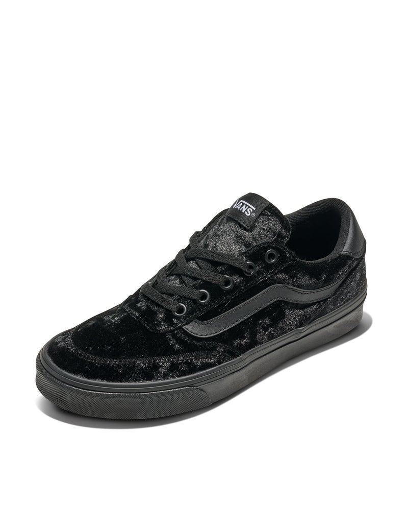 Vans Women's Brooklyn LS Shoe | Low-Top Sneakers for Everyday Wear, Walking, Work & Fashion, Velvet Black, 8