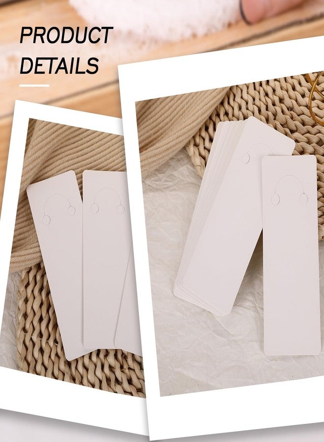 Quupy 100 Sets Keychain Display Cards with Self-Sealing Bags Display Keyring Cardstock Holder Long Keychain Cards Holder for Displaying Keyring Keychains Jewelry Packaging(5.9X2inch) - Image 4