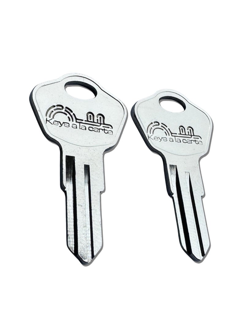KEYSALACARTE Pair of Replacement Keys for Sentry Safe Lock Boxes, Fire Chests, Fire Files, & Fire/Water Files â€“ Cut to Code 3F2 - Image 4