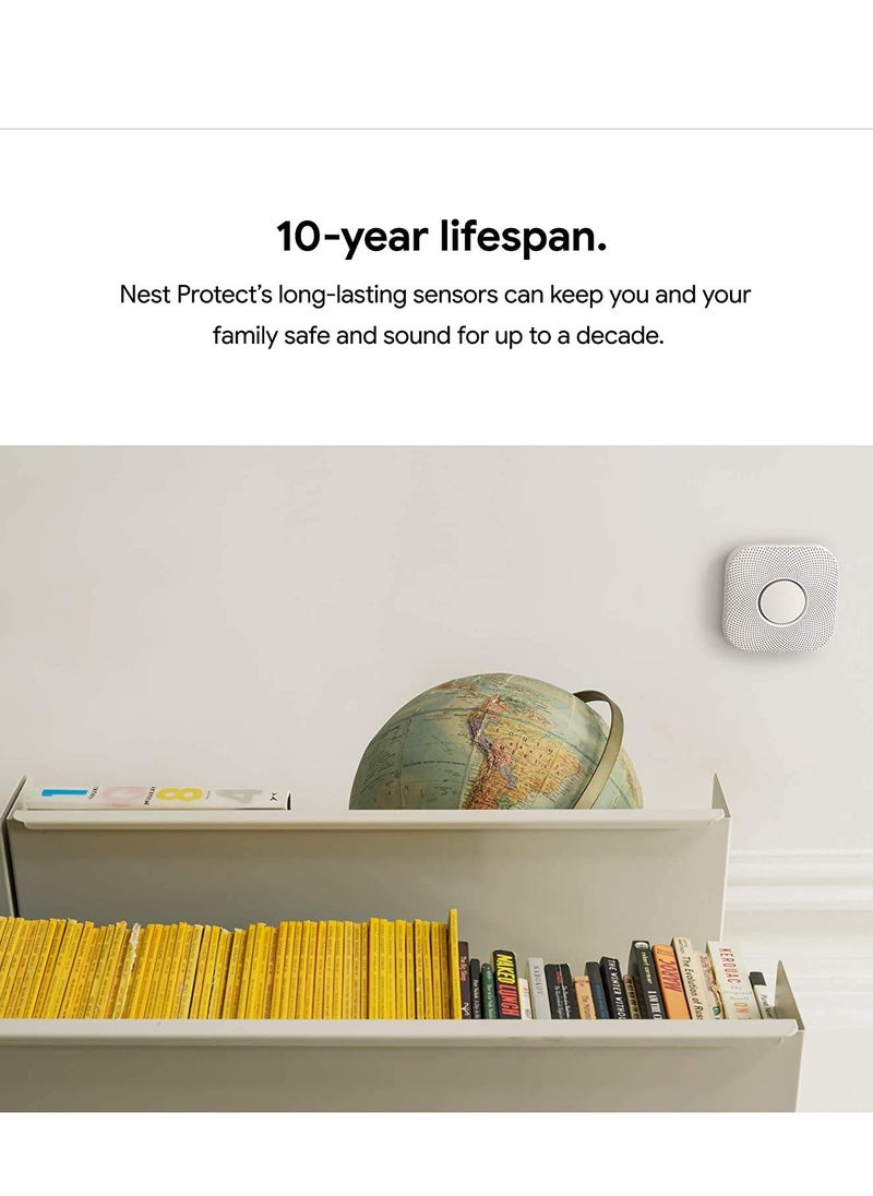 Nest Google Nest Protect - Smoke Alarm & Carbon Monoxide Detector  - Image 4