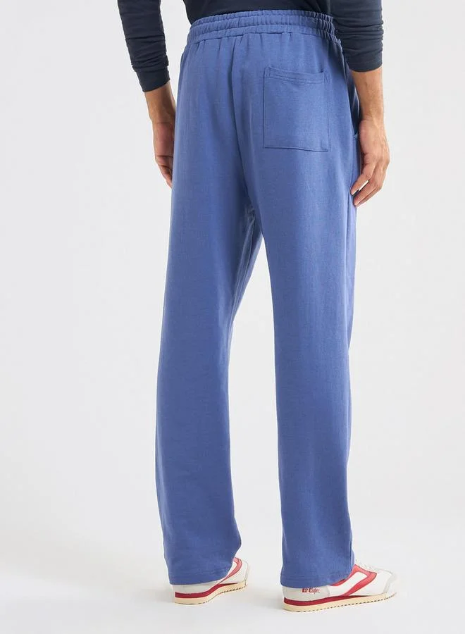 Splash FAV Solid Track Pants with Drawstring Closure and Pockets