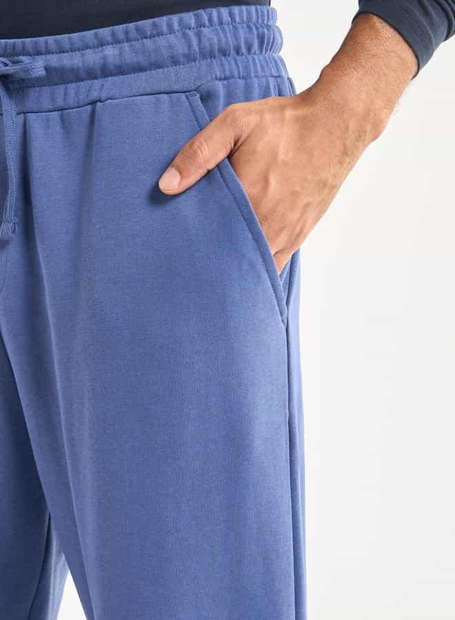 سبلاش فيڤ بنطلون رياضي سادة بجيوب ورباط إغلاق - Image 4