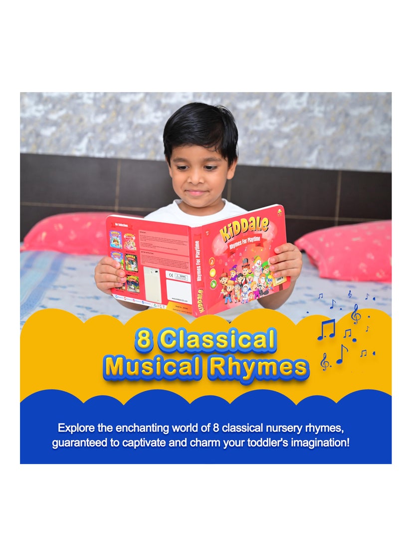 Kiddale Bundle of 2 Musical Rhymes Books |16 Aquatic Animal and 8 Classical Nursery Rhymes | 28 Sounds Each | Interactive Touch and Play Sound Books | Ideal Gift for 1-3 Years | Sing-Along Collection  - Image 5