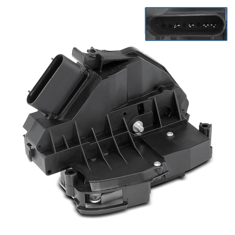 Qagea Rear Left Driver Side Door Lock Latch Actuator - 4 Pins for Ford and Lincoln Models - Image 1