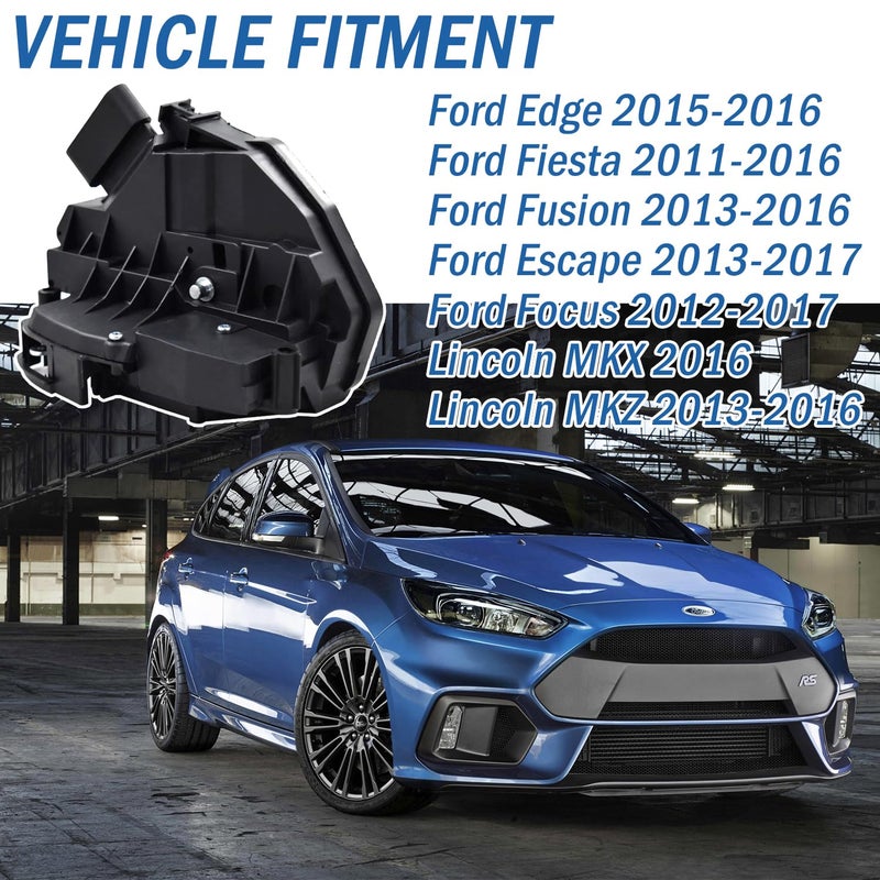 Qagea Rear Left Driver Side Door Lock Latch Actuator - 4 Pins for Ford and Lincoln Models - Image 2