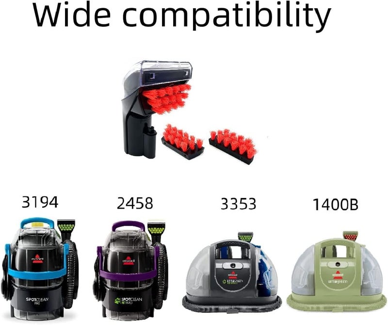 Sionlan 1400B Replacement Parts Compatible For Bissell 1400B 3194 3353 2458 3588F 1986 1425 1400W 1725R Attachment Black Replacement Part #1613828 - Image 3