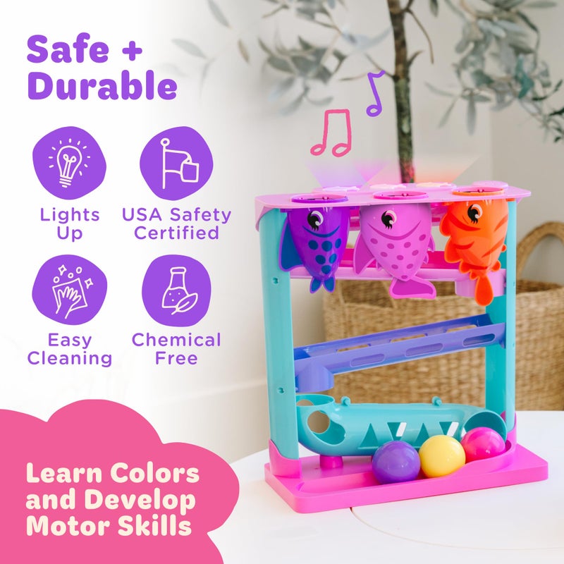 Move2Play, Feed The Fish | Interactive Baby & Toddler Toy | 1, 2+ Year Old Gift & Birthday Present | Boys & Girls Babies Ages 6, 7, 8, 9, 10, 12, 18, 24+ Months Old - Image 3