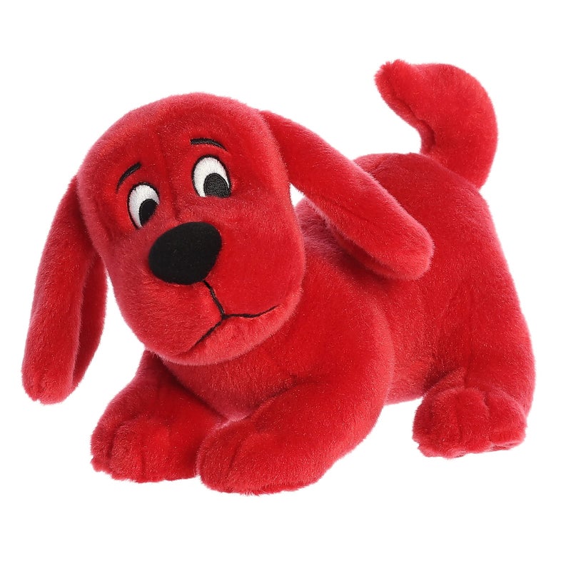 Aurora Playful Clifford Stuffed Animal - Childhood Nostalgia - Lasting Companionship - Red 8.5 Inches - Image 1