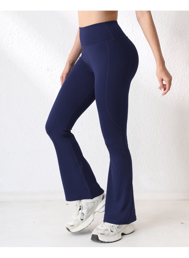 25 New Hip-lifting Flared Yoga Pants Outdoor Wide-leg Fitness Pants Naked-feel Casual Slimming Sports Flared Pants