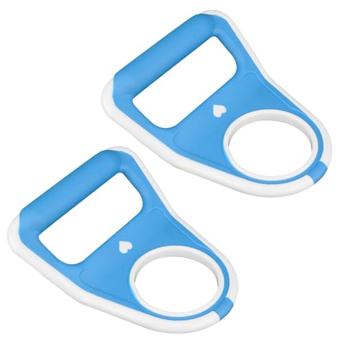 Qboyi Water Jug Handle - Energy Saving Anti-Slip Water Bottle Carrier Lifter with Rubberized for Gallon Bottle.(White 2 pcs)… - Image 1
