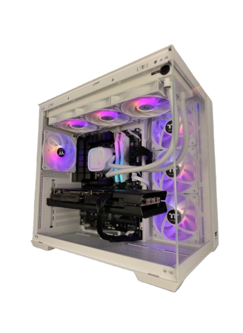 XFX AMD - Esports Gaming Pc 3.0-Ryzen 7 7700-XFX RX 6900xt 16GB-32GB 6000Mhz DDR5 RGB Memory-1TB SSD-B650 ATX WIFI-850W Gold Fully Modular PSU-TH360 V2 Cooler-View 380 TG ARGB White ATX Case - Image 1