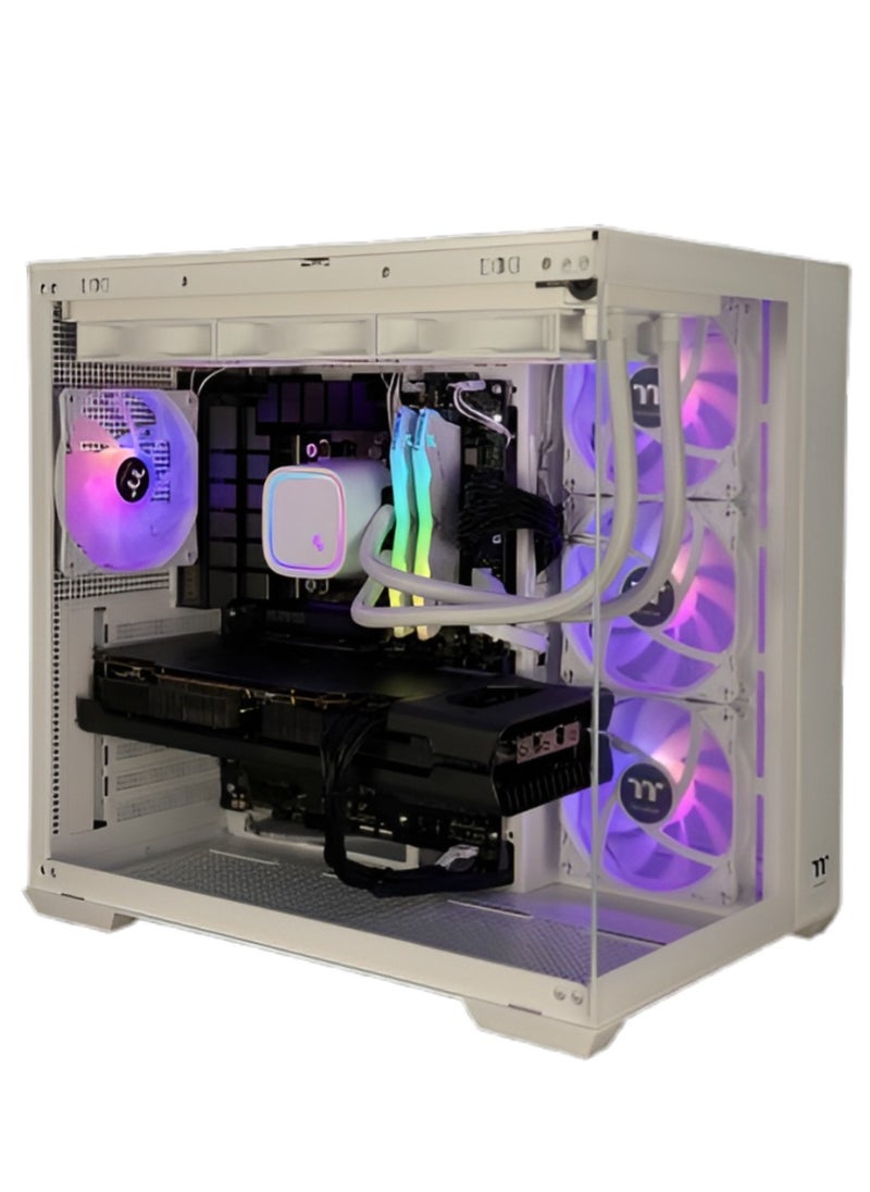 XFX AMD - Esports Gaming Pc 3.0-Ryzen 7 7700-XFX RX 6900xt 16GB-32GB 6000Mhz DDR5 RGB Memory-1TB SSD-B650 ATX WIFI-850W Gold Fully Modular PSU-TH360 V2 Cooler-View 380 TG ARGB White ATX Case - Image 1