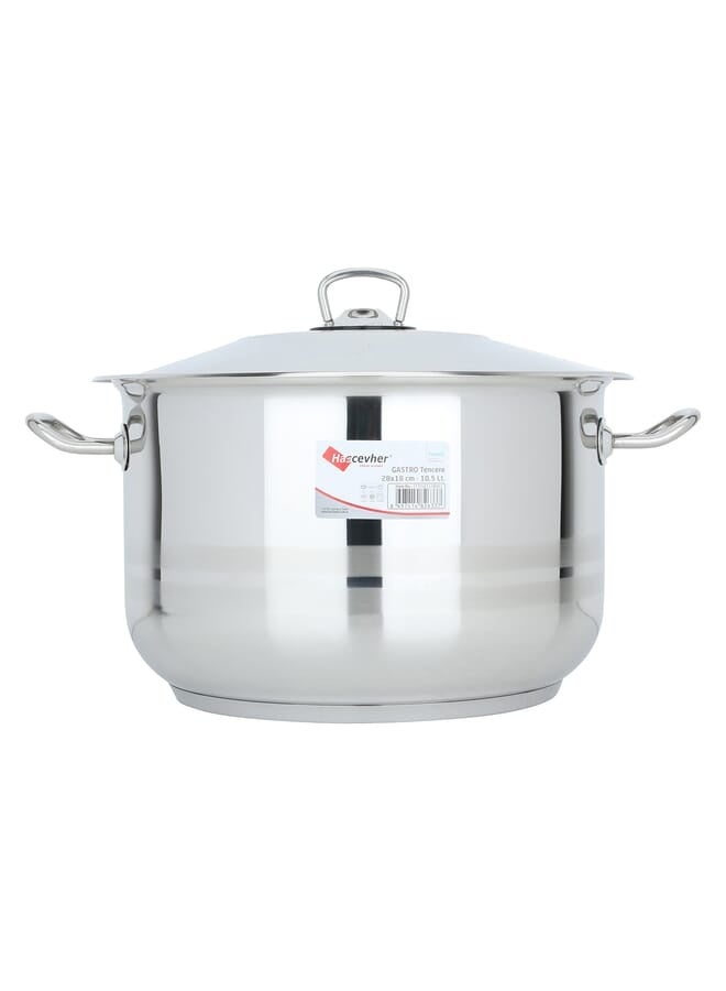 السيف غاليري قدر استيل السيف غاليري، 28×18سم، تركي - فضي - Image 1