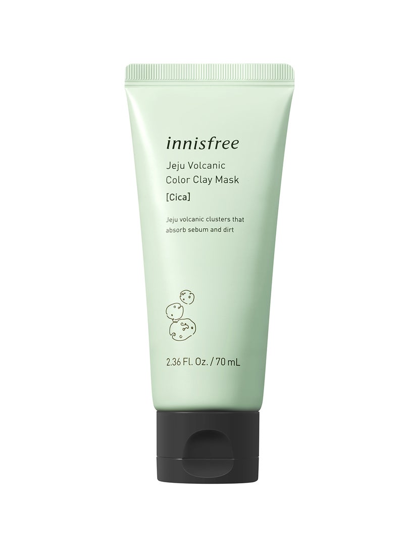 innisfree Jeju Volcanic Color Clay Mask Cica 70ml - Image 1