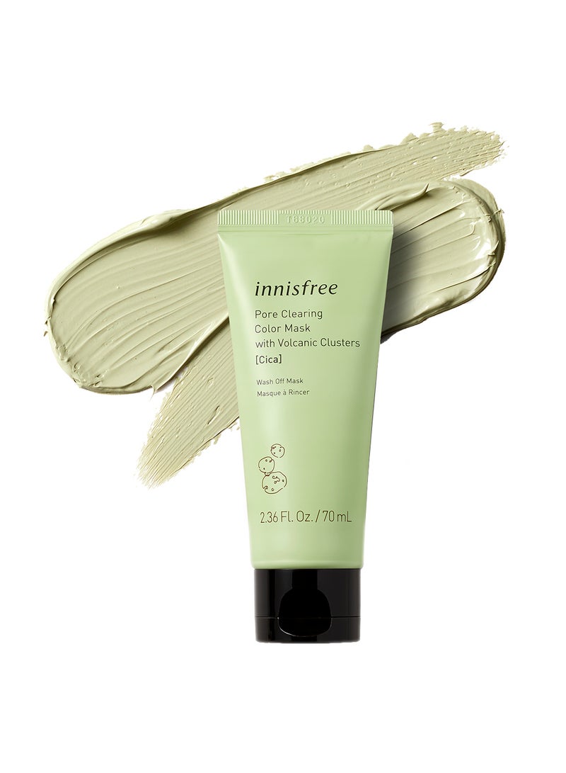 innisfree Jeju Volcanic Color Clay Mask Cica 70ml - Image 2