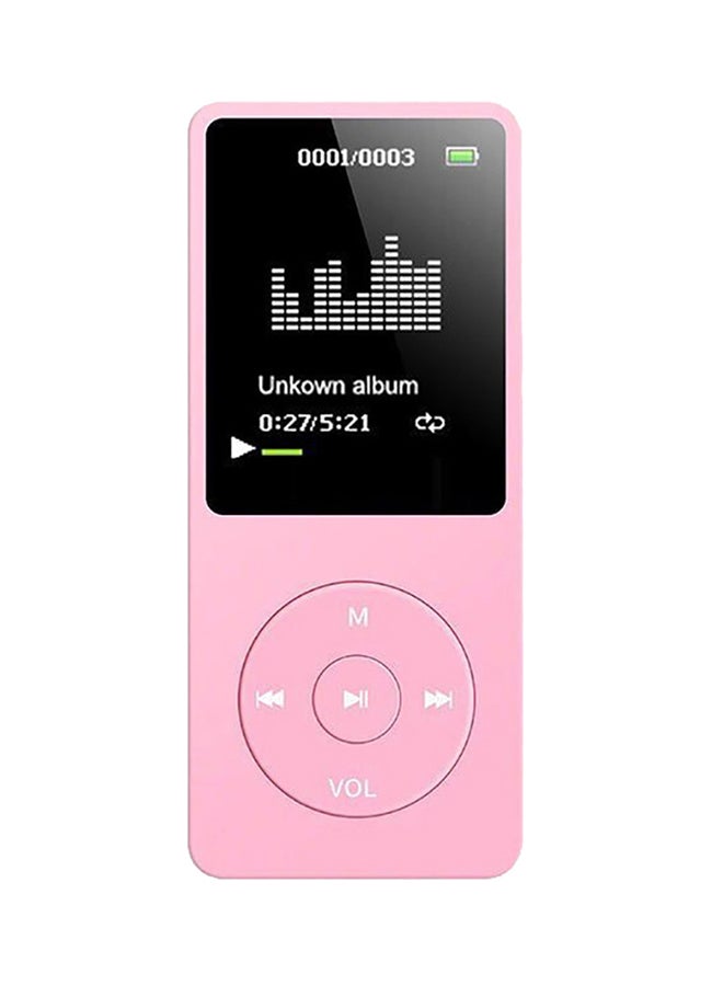 Portable MP3 Music Player With FM Radio Voice Recorder H31410-P_JX Pink - Image 1