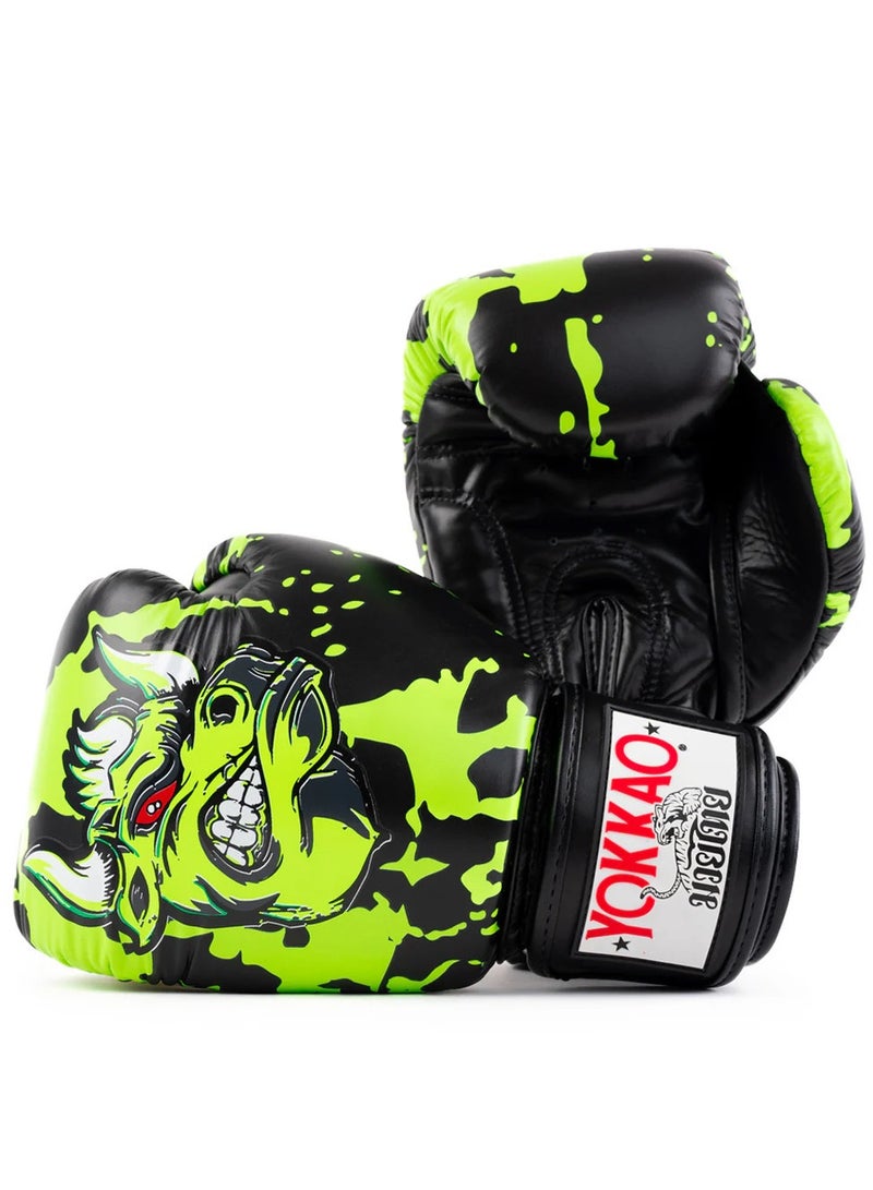 YOKKAO قفازات الملاكمة يوككاو أنغري بول سوداء - Image 1
