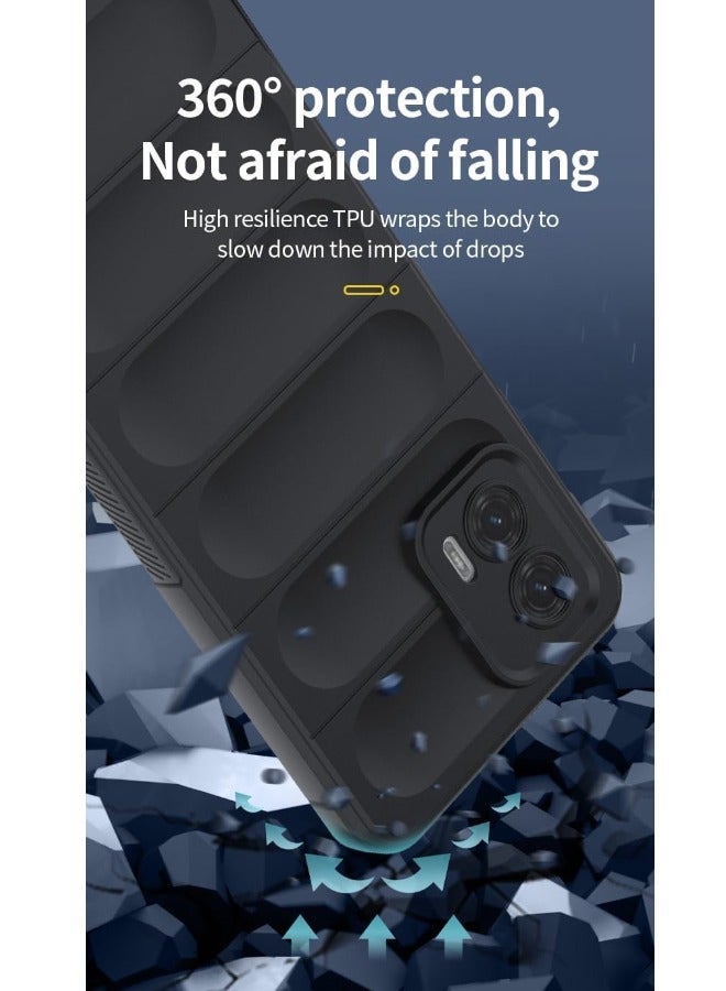 TEAM LUXURY Realme C55 Case, Realme C55 Creative TPU Protective Case, Comprehensive Anti-Fall and Shockproof Protective Case Cover for Realme C55 (4G 2023), Black - Image 5